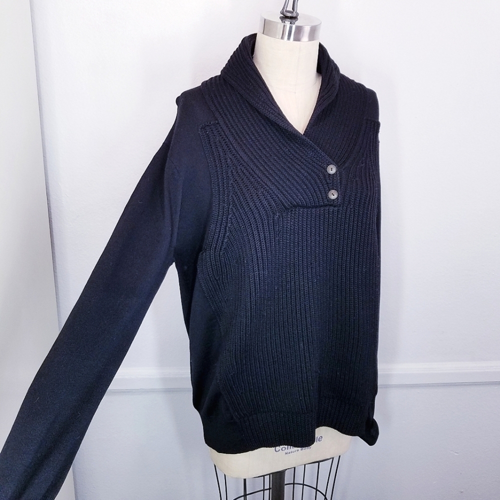 Alexander Wang | Knit Pullover Sweater Small Black